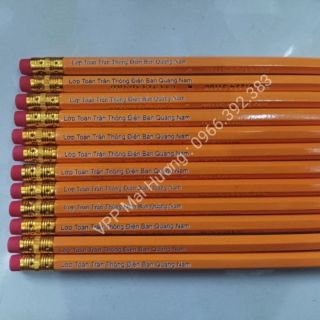 hộp 12 câyBút chì 2B khắc tên theo yêu cầu.món quà tặng ý nghĩa