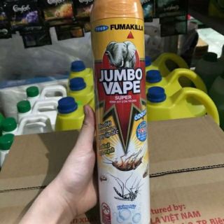 Bình xịt côn trùng Jumbo 600ml đủ mùi