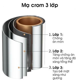 Vòi rửa chén nóng lạnh bóng KC604
