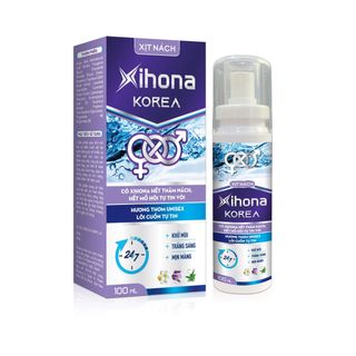 XỊT THẢO DƯỢC TRỊ HÔI VÀ THÂM NÁCH XIHONA KOREA 24H CHO NAM, NỮ 100ML- BIDOPHARMA USA