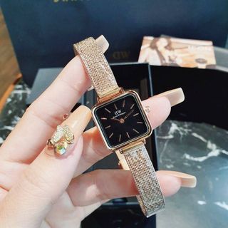 ĐỒNG HỒ NỮ THỜI TRANG D.W DÂY LƯỚI VUÔNG MINI 2
