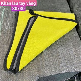 Khăn lau vàng 30x30 giá sỉ