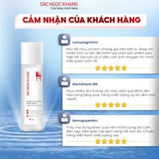 Nước Tẩy Trang Thảo Dược Sắc Ngọc Khang [Chai 145ml]