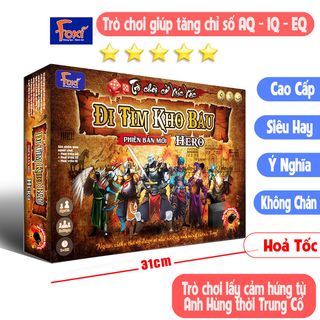 Board game-Đi tìm kho báu Foxi-Chạy Trốn Zombie-Cờ tỷ phú-trò chơi tương tác cao-tư duy thông minh