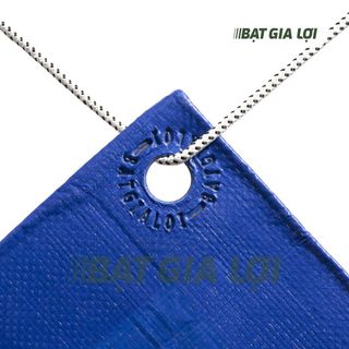 Bạt 2 da xanh cam 165g công nghệ dệt mới