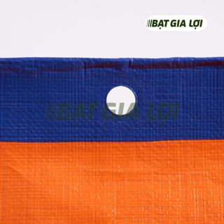 Bạt 2 da xanh cam 165g công nghệ dệt mới