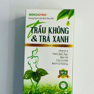 DUNG DỊCH VỆ SINH PHỤ NỮ MEKOGYNO TRẦU KHÔNG & NHA ĐAM, TRẦU KHÔNG & TRÀ XANH , HOA HỒNG & CÚC TRẮNG 120ML - BIDOPHARMA USA