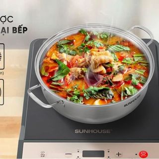 NỒI LẨU INOX 1 ĐÁY SUNHOUSE SHG24L