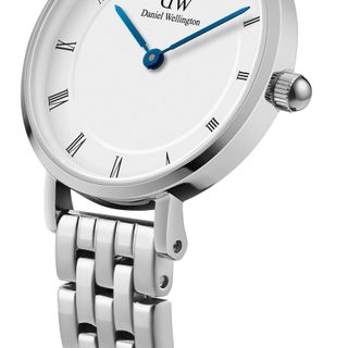ĐỒNG HỒ NỮ CAO CẤP D.W PETITE ROMAN NUMERALS DÂY THÉP MẶT TRÒN KÈM TEM KÍCH HOẠT BẢO HÀNH ĐIỆN TỬ