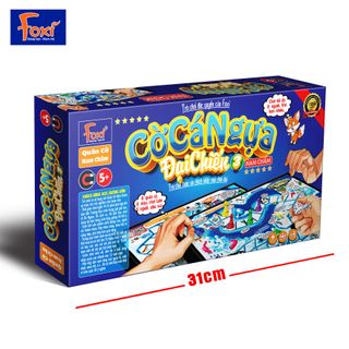 Cờ cá ngựa đại chiến Nam Châm Foxi-Boardgame-mới lạ-chơi phiêu lưu-quà tặng cho bé-kết nối gia đình