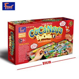 Cờ cá ngựa đại chiến Nam Châm Foxi-Boardgame-mới lạ-chơi phiêu lưu-quà tặng cho bé-kết nối gia đình