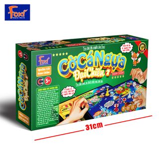 Cờ cá ngựa đại chiến Nam Châm Foxi-Boardgame-mới lạ-chơi phiêu lưu-quà tặng cho bé-kết nối gia đình