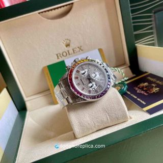 ĐỒNG HỒ NAM SIÊU CẤP RÔ LE MÁY CƠ NẠM ĐÁ FULL SIÊU SANG 2