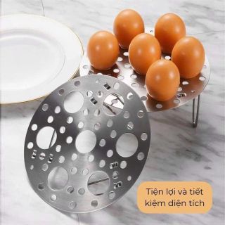 Giá hấp đồ ăn nóng không rỉ đa chức năng tiện dụng