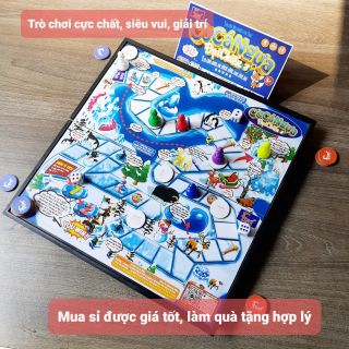 Cờ cá ngựa nam châm Foxi-Cá ngựa đại chiến-siêu dính hút-trò chơi mới lạ-độc đáo-quà tặng cho bé-kết nối gia đình