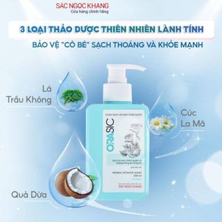 Dung Dịch Vệ Sinh Thảo Dược Orasic [Chai 200ml]