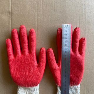 Găng tay bảo hộ phủ caosu, sợi cotton siêu mềm
