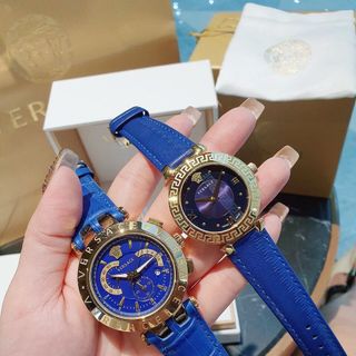 SALE ĐỒNG HỒ NAM NỮ CAO CẤP VER.S DA XANH 1