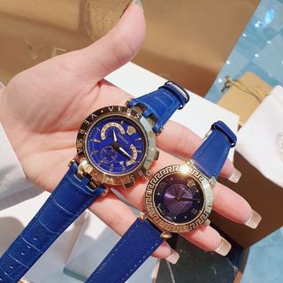 SALE ĐỒNG HỒ NAM NỮ CAO CẤP VER.S DA XANH 1