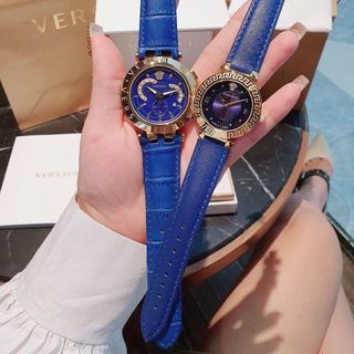 SALE ĐỒNG HỒ NAM NỮ CAO CẤP VER.S DA XANH 1