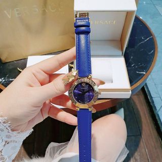 SALE ĐỒNG HỒ NAM NỮ CAO CẤP VER.S DA XANH 1