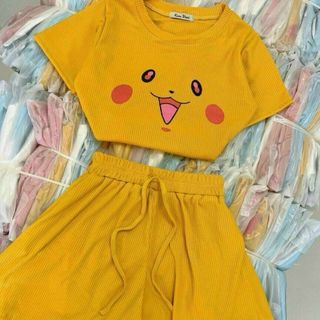 SET POKEMON VẢI THUN GÂN - LÊ PHƯƠNG BOUTIQUE