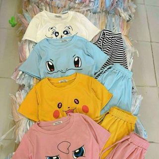 SET POKEMON VẢI THUN GÂN - LÊ PHƯƠNG BOUTIQUE