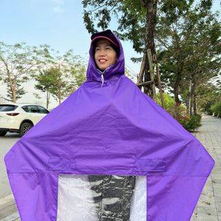 Áo mưa 1 đầu có kính