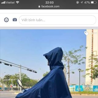 Áo mưa 1 đầu có kính