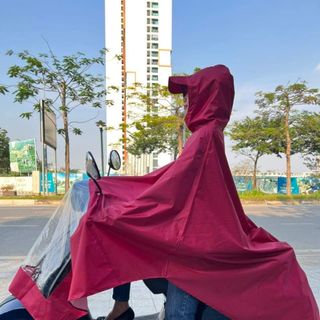 Áo mưa 1 đầu có kính