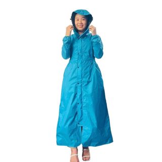 Áo mưa măng tô thời trang 2 lớp siêu chống thấm