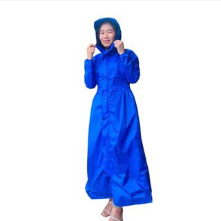 Áo mưa măng tô thời trang 2 lớp siêu chống thấm