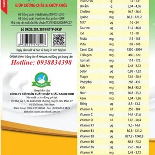 Sữa Netsure canxi collagen 900g - Giúp tăng độ chắc khỏe xương, chống loãng xương, tăng cường sức khỏe, hỗ trợ tiêu hóa