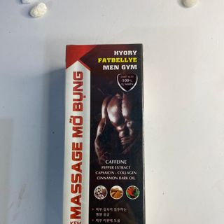 KEM MASSAGE MỠ BỤNG CHO NAM HYORY FATBELLYE MEN GYM BIDOPHA (C/120ML)- BIDOPHARMA USA