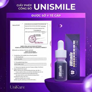 [ CHÍNH HÃNG ] Serum Trắng Răng Unismile, Hỗ Trợ Cải Thiện Vết Ố Vàng, Unikare, Dung Tích 10ml - LE'PEAU