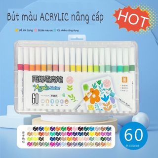 Hộp Màu Acrylic 80 Màu HS (THÙNG 40B) giá sỉ