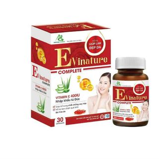 VIÊN UỐNG BỔ SUNG VITAMIN E EVINATURE COMPLETE HỘP 30 VIÊN - DƯỢC PHẨM AVIPHAR