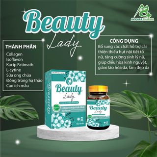 VIÊN UỐNG BỔ SUNG NỘI TIẾT TỐ NỮ BEAUTY LADY HỘP 30 VIÊN- AVIPHAR PHARMA