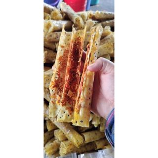 Túi 10 cái bánh tráng mắm ruốc, bánh tráng cuộn mắm ruốc thơm ngon, giòn loại đặc biệt, đặc sản Phan Ran - CTB774