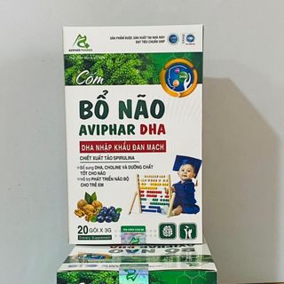CỐM BỔ NÃO AVIPHAR DHA HỘP 20 GÓI- DƯỢC PHẨM AVIPHAR