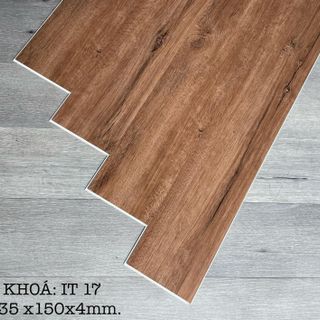 sàn nhựa giả gỗ hèm khoá 4mm