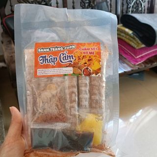 Combo 5 gói bánh tráng cuộn thập cẩm chấm sốt bơ me thơm ngon khó cưỡng - CTB775