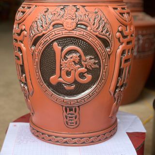 Siêu phẩm 2024 chĩnh gạo phong thuỷ “ Phúc - Lộc - Thọ “ - Phúc thử chiêu tài lộc - 20kg