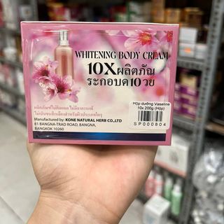 Kem Dưỡng Trắng Da Toàn Thân Vaselien 10X Thái Lan 200g