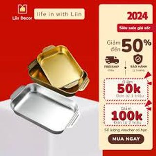 Khay đa năng mạ vàng, khay om cá , nấu lẩu kiểu hàn