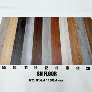 sàn nhựa giả gỗ [loại 1] keo sẵn 2mm