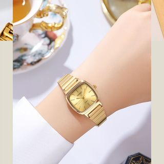 ĐỒNG HỒ NỮ DÂY THÉP KHÔNG GỈ SKMEI 2292 CHÍNH HÃNG MẶT VUÔNG THỜI TRANG