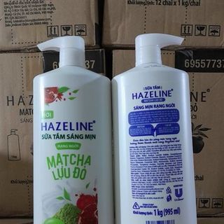 Sữa Tắm Hazeline Matcha Lựu Đỏ 1Kg Màu Xanh Lá giá sỉ
