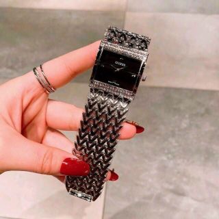 SALE RẺ ĐỒNG HỒ NỮ THỜI TRANG GUE S DÂY MẮT XÍCH BẢNG VUÔNG  3
