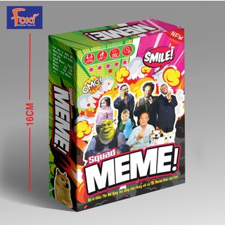 Board game-Bộ Bài Party Meme Squad Meme Foxi Mêm-trò chơi đội nhóm siêu vui hài hước